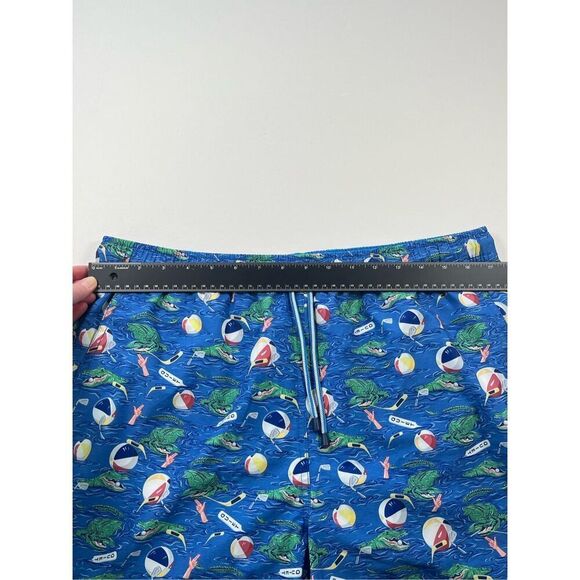 Peter Millar Golf Gator Gimme Swim Trunk Blue Marin Lined Size Large 7" Inseam - Picture 10 of 12
